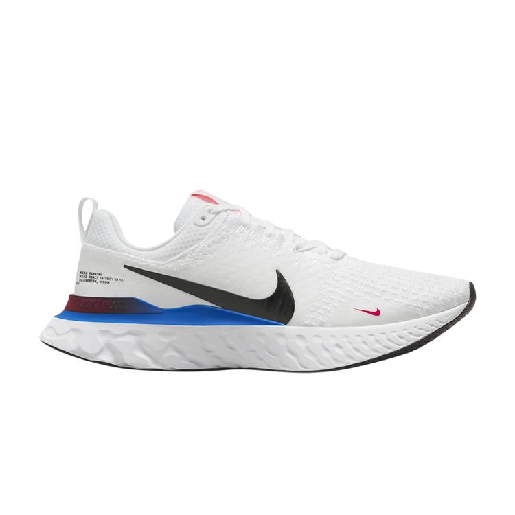 React Infinity Run Flyknit 3 'White Photo Blue Red'